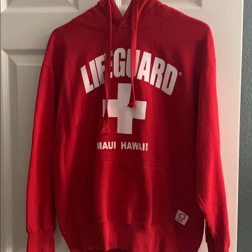 Authentic lifeguard hoodie from Maui